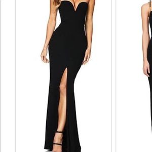 black formal dress